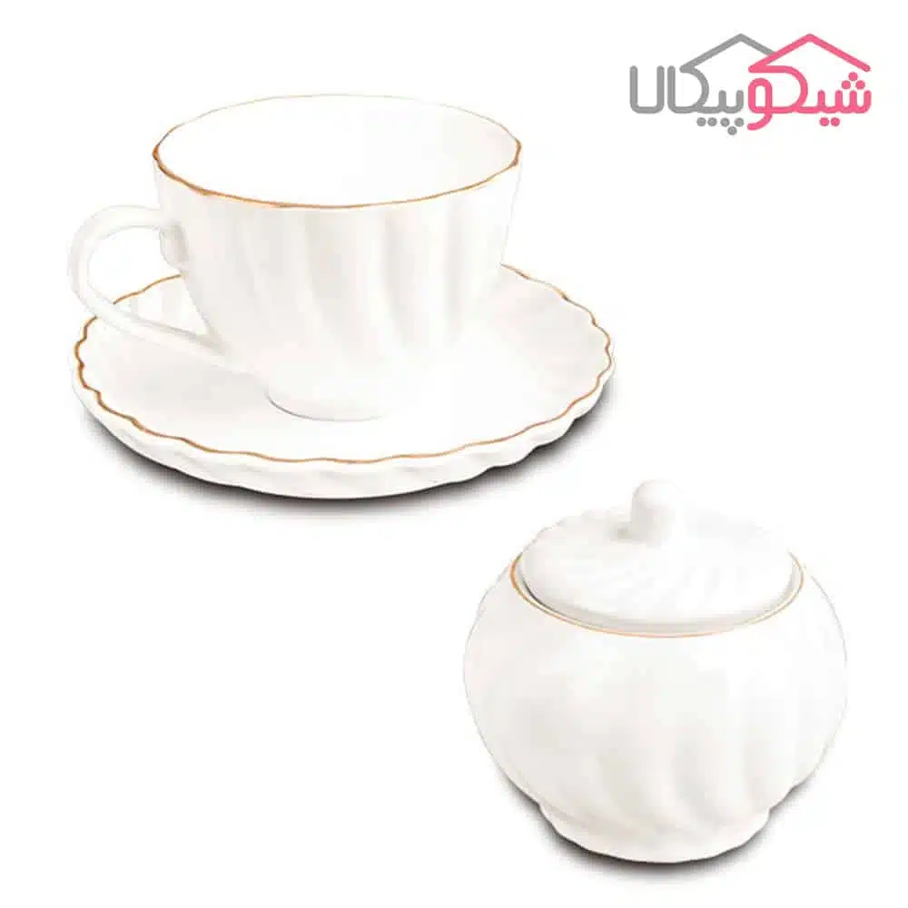 سرویس چای خوری 14 پارچه لمون مدل کارمن