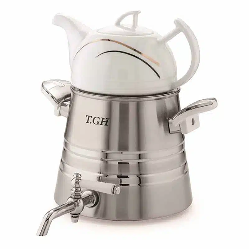 کتری قوری T.GH مدل هرمی 8450