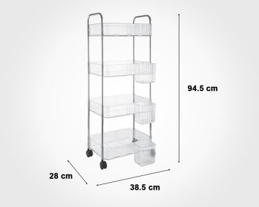 ترولی 4 طبقه کوچک لیمون 2374