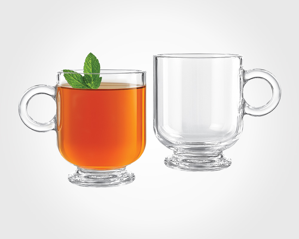 فنجان پایه دار 220cc لیمون 2484